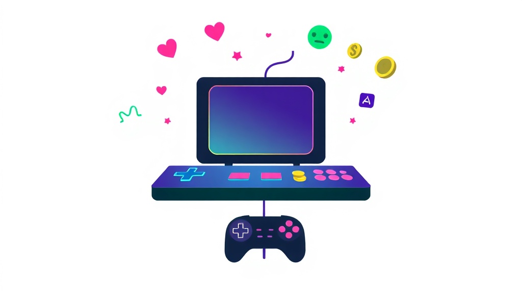 Online Video Game Classes for Kids & Teens illustration